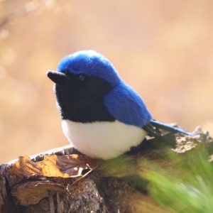 ぬいぐるみキーホルダー オオルリ