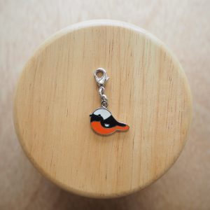 ファスナーマスコット ジョウビタキ