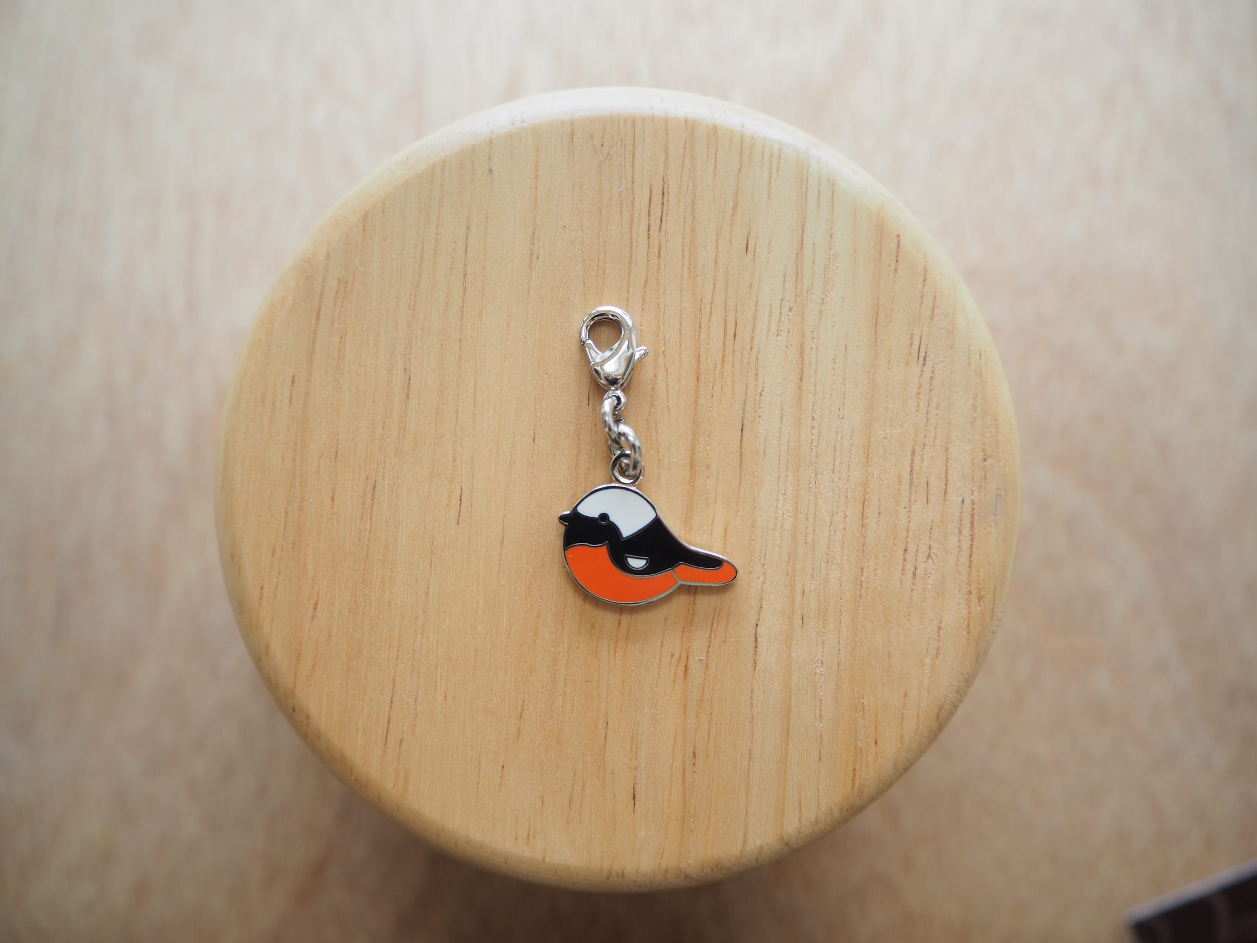 ファスナーマスコット ジョウビタキ