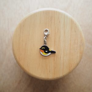 ファスナーマスコット キビタキ