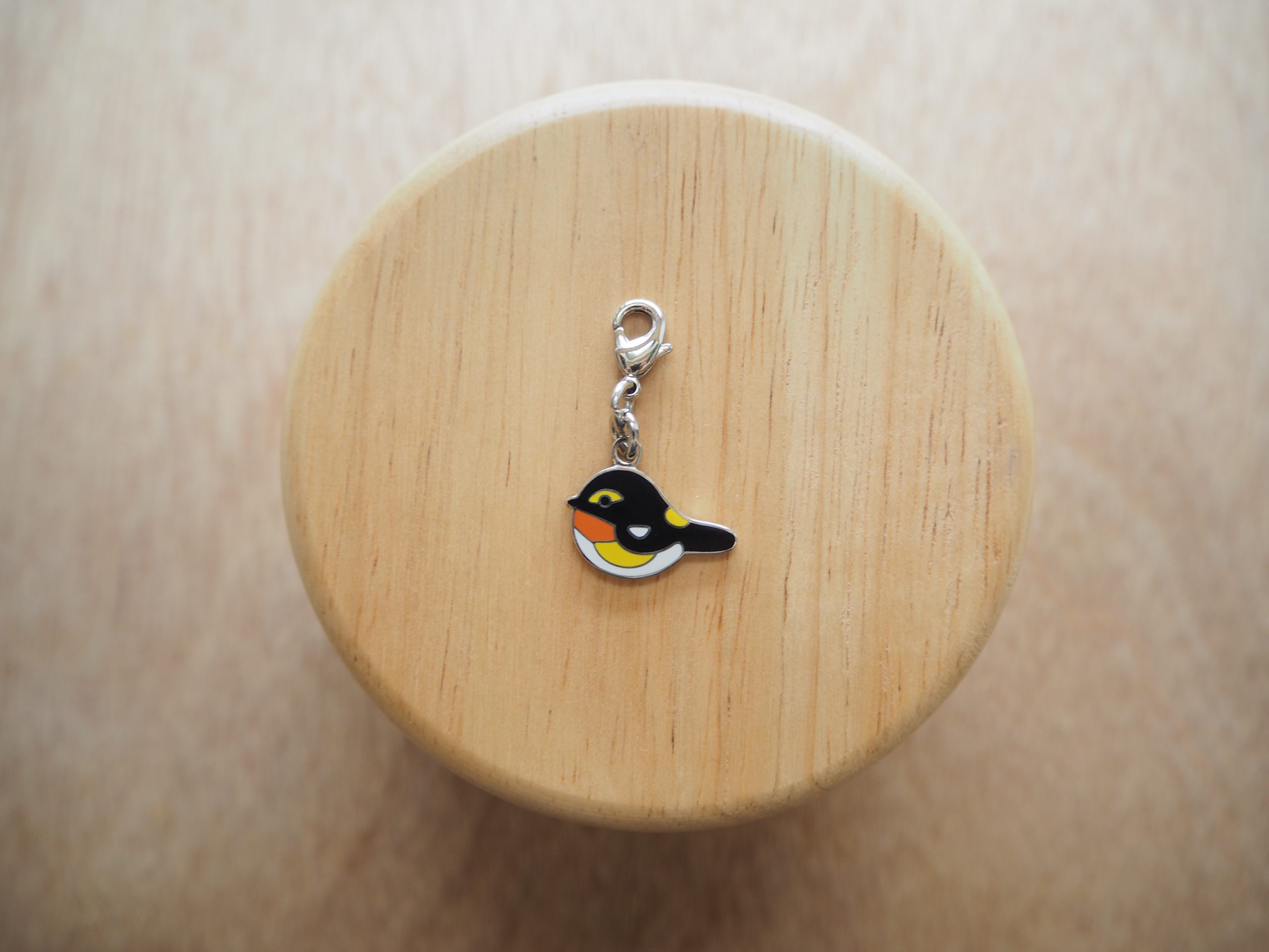 ファスナーマスコット キビタキ