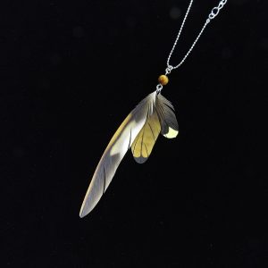 オオトラツグミ　ネックレス チェーン／革紐（小・中・大）