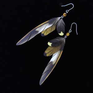 オオトラツグミ　ピアス／イヤリング（小・中・大）